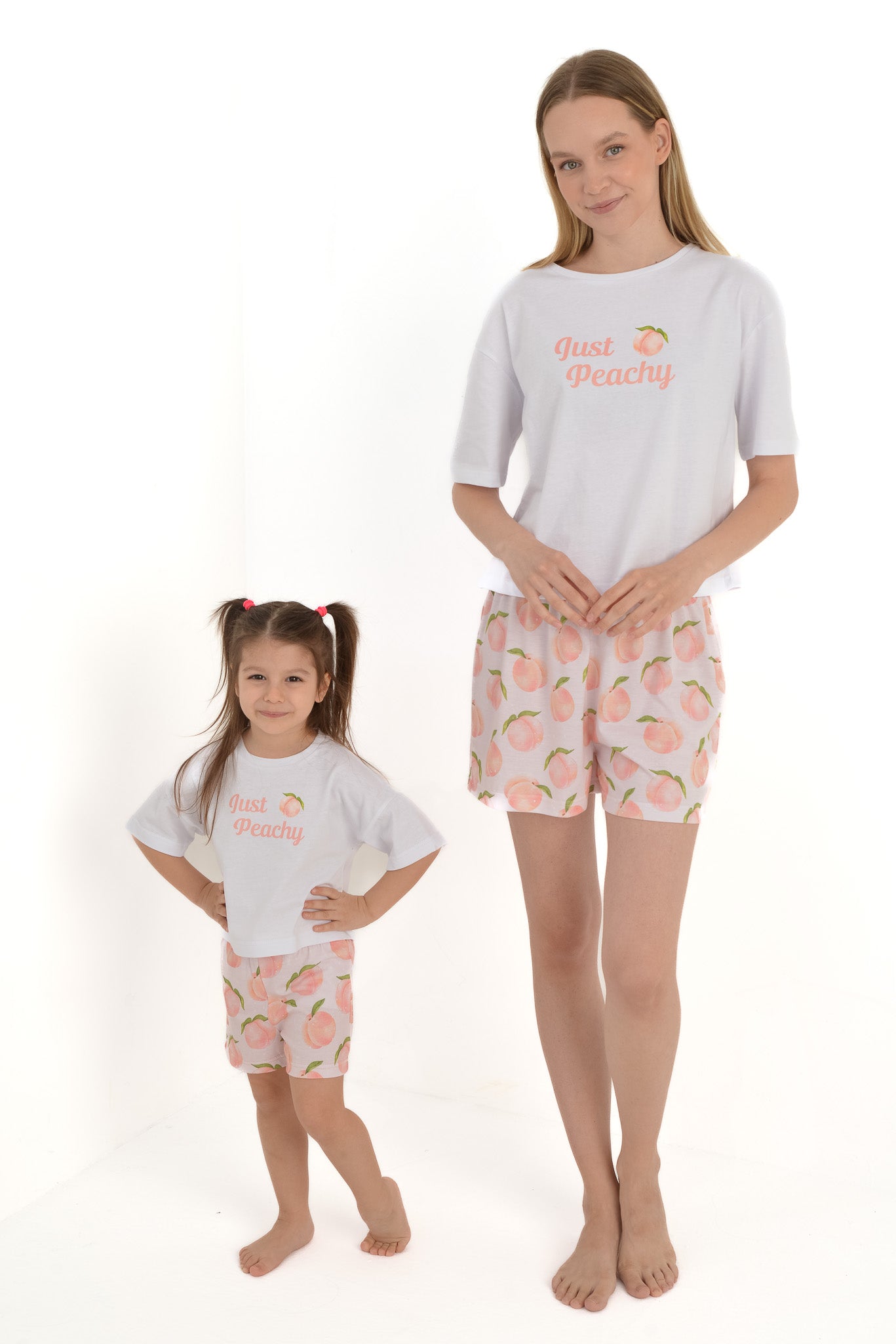 Just Peachy Anne & Çocuk Pijama Takımı