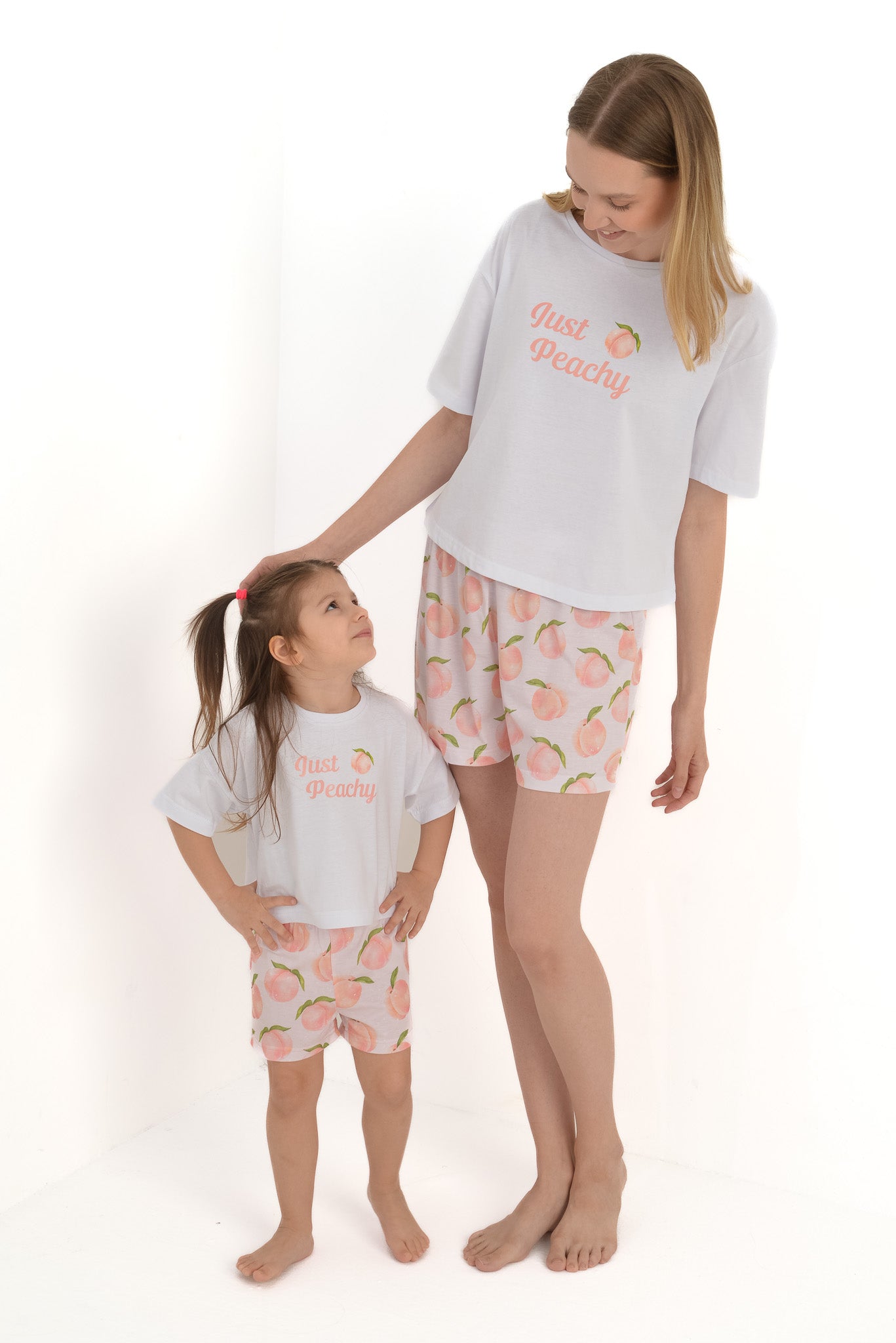 Just Peachy Anne & Çocuk Pijama Takımı