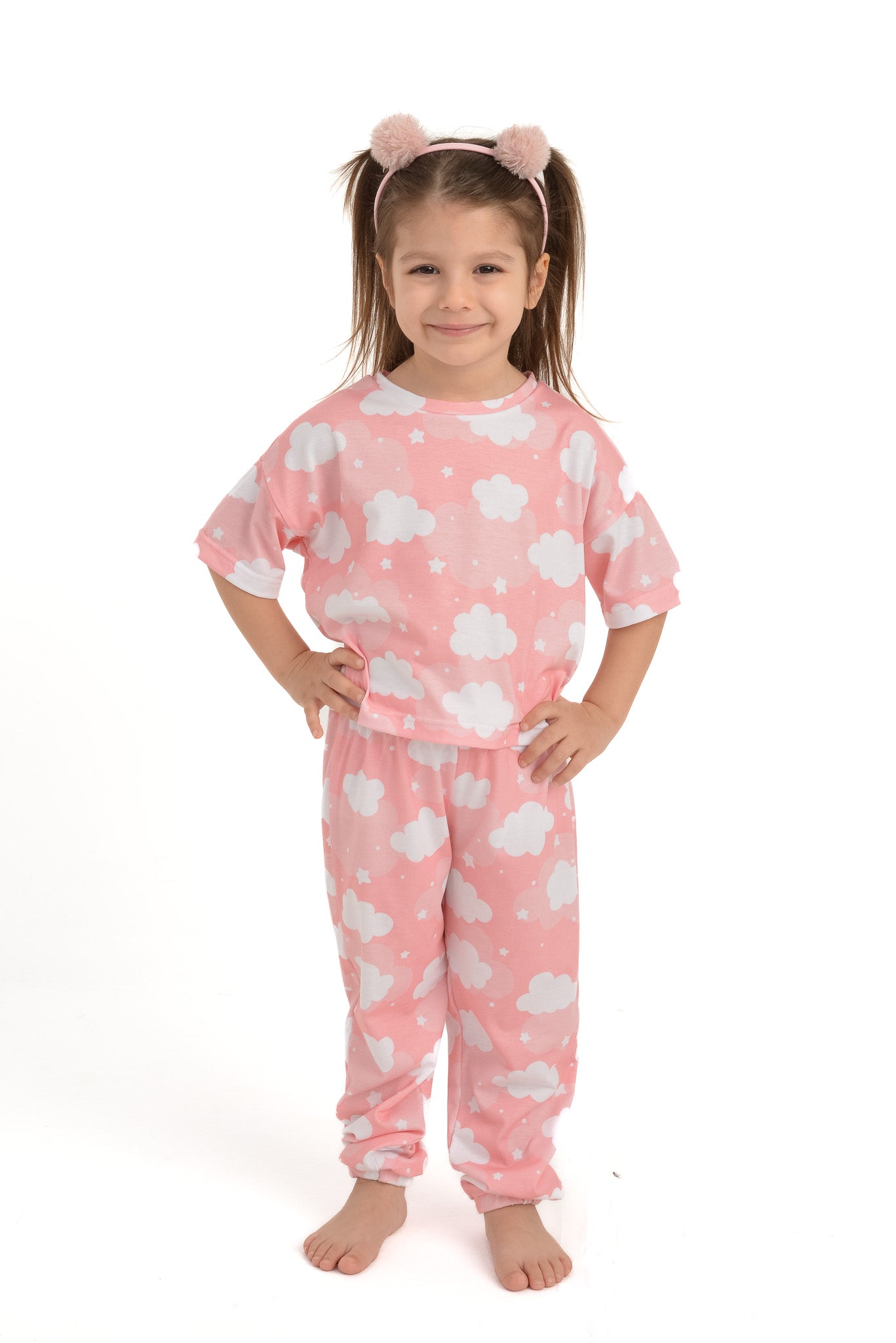 Pink Sky Çocuk Pijama Takımı