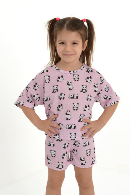 Panda Çocuk Pijama Takımı