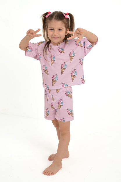 Icecream Çocuk Pijama Takımı