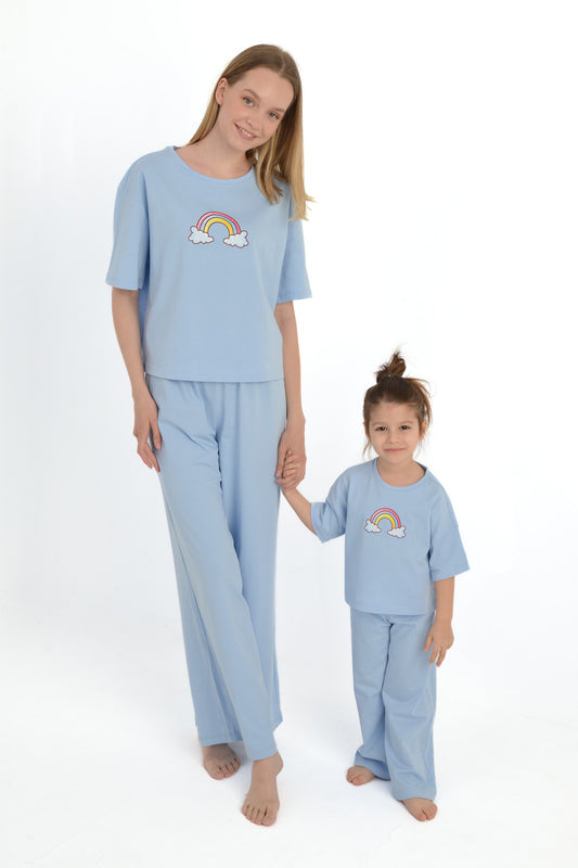 Rainbow Anne & Çocuk Pijama Takımı